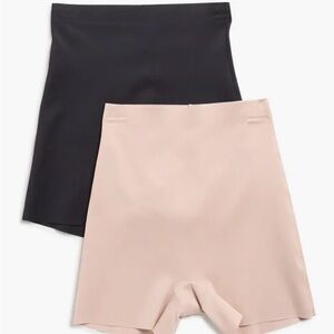 Skinnygirl, High-Waist Smoothers & Shapers boyshorts, Black & Nude. Brand new